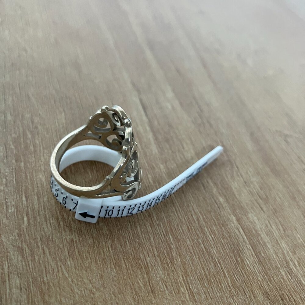 James Avery Open Sorrento Ring | Sterling Silver | Size 7 - Picture 5 of 6